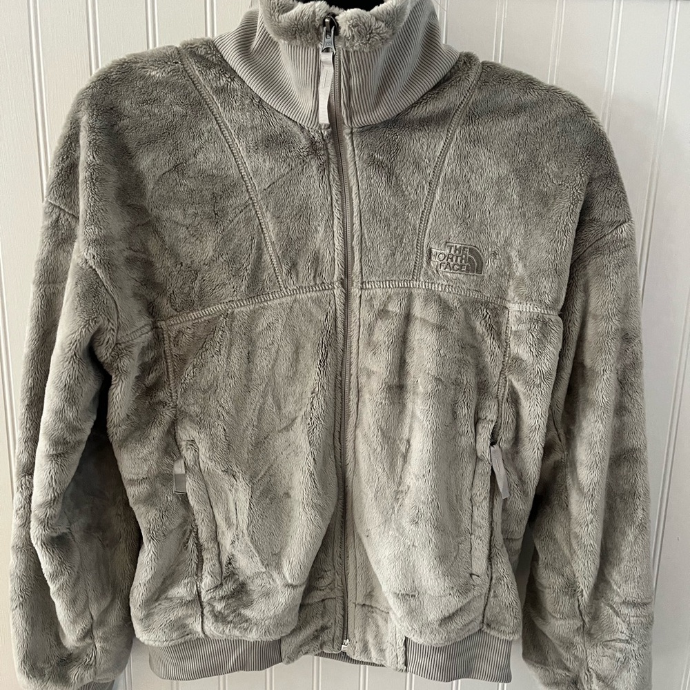 The North Face light green Fleece Jacket